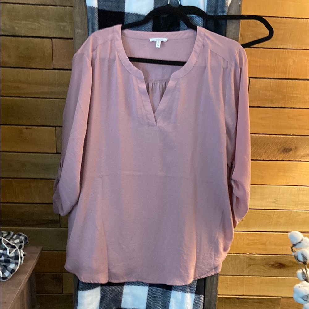 Maurices Pink Blouse Elegant Top